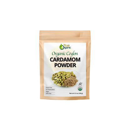 True Organic Cardamom Whole 3.5 oz