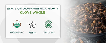 True Organic Cloves Whole 16 Oz