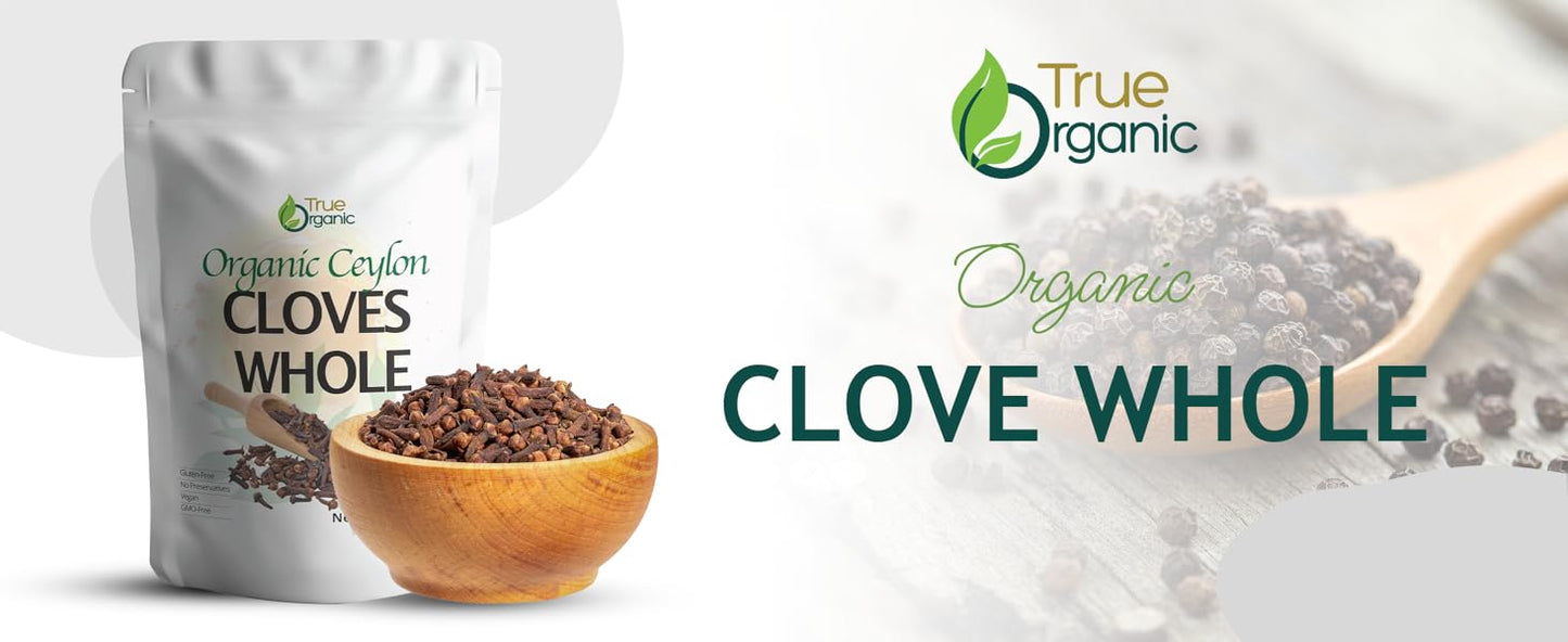 True Organic Cloves Whole 16 Oz