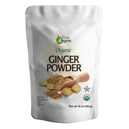 True Organic Ceylon Ginger Powder, 1 Pound Bulk Bag - True Organics