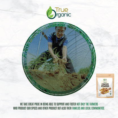 True Organic Ceylon Ginger Powder 16 Oz
