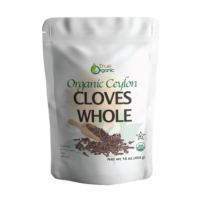 True Organic Cloves Whole 16 oz