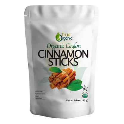 True Organic Cinnamon Sticks 04 Oz
