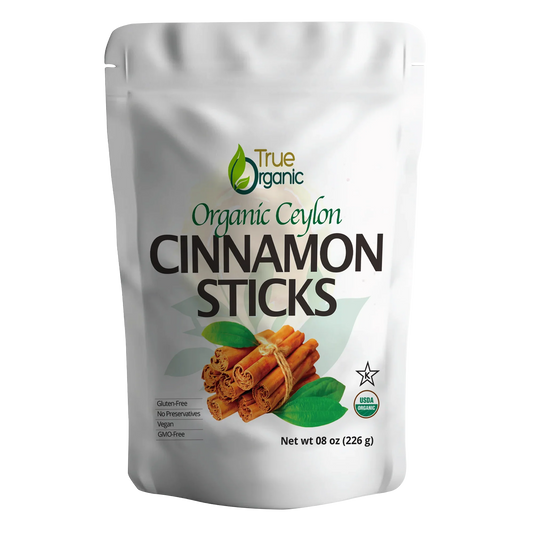 True Organic Cinnamon Sticks 08 Oz - True Organics