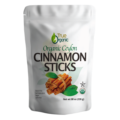 True Organic Cinnamon Sticks 08 Oz