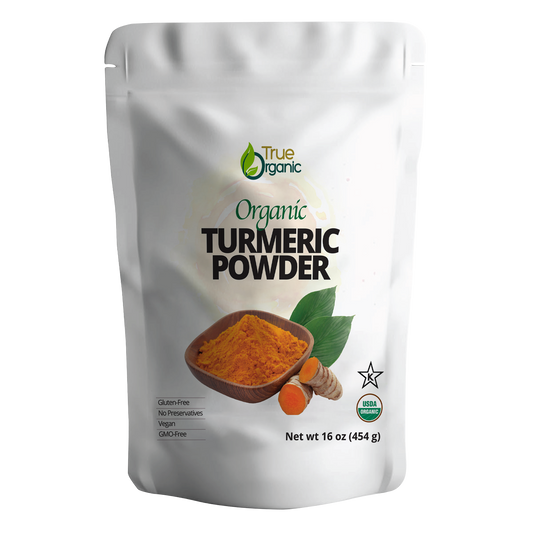 True Organic Ceylon Turmeric Powder, 1 Pound Bulk Bag