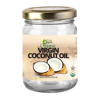 True Organic Ceylon Virgin Coconut Oil, 16 fl oz