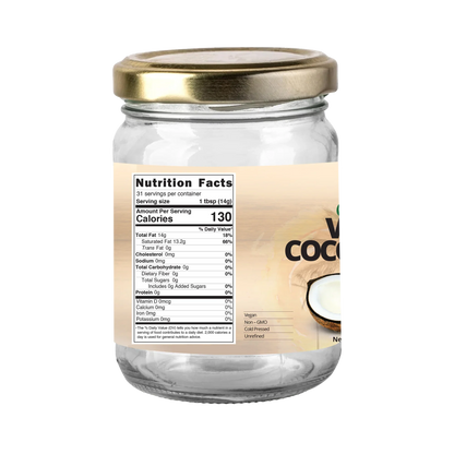 True Organic Ceylon Virgin Coconut Oil, 16 fl oz