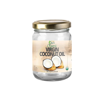 True Organic Ceylon Virgin Coconut Oil, 16 fl oz
