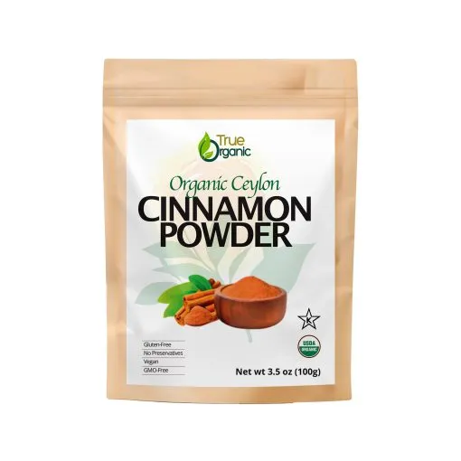 True Organic Cinnamon Powder 3.5 Oz