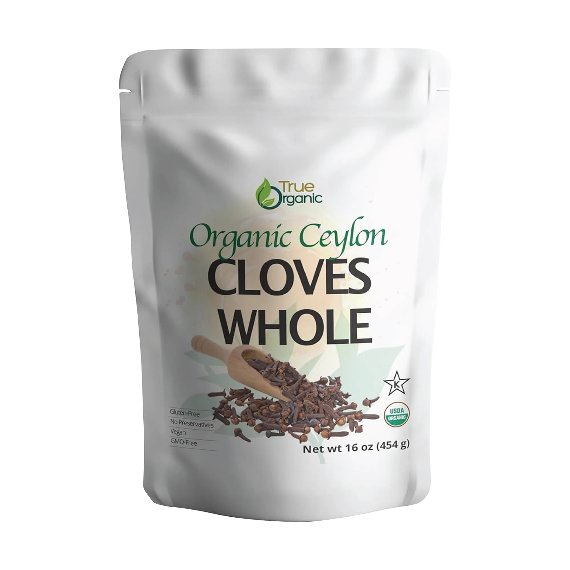 True Organic Cloves Whole 16 oz